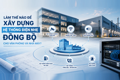 Làm thế nào để xây dựng hệ thống điện nhẹ đồng bộ cho văn phòng và nhà máy?