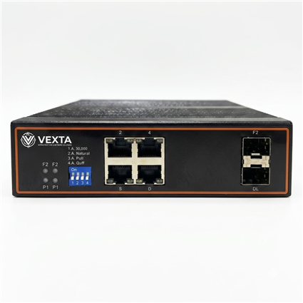 Switch PoE Gigabit V-IS104GP-2F 4 Cổng PoE 2 SFP Cloud Management