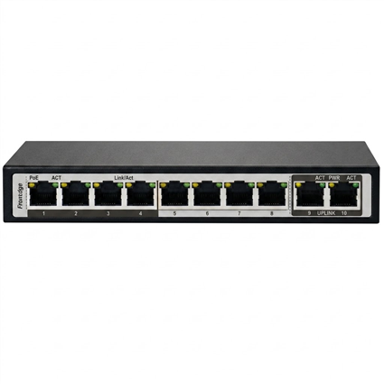 Switch PoE V-AI1010BT 8 Cổng 100mb 2 Up-link