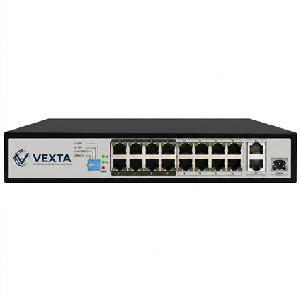 Switch PoE V-AI6016 16 Cổng 100M 2 Cổng Giga Uplink 1 Cổng SFP
